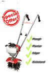 Mantis Petrol 4 stroke Tiller / Cultivator Garden Package 