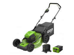 Greenworks  GD60LM46HPK2 60V Push Cordless Lawn Mower with 2Ah Battery & Charger