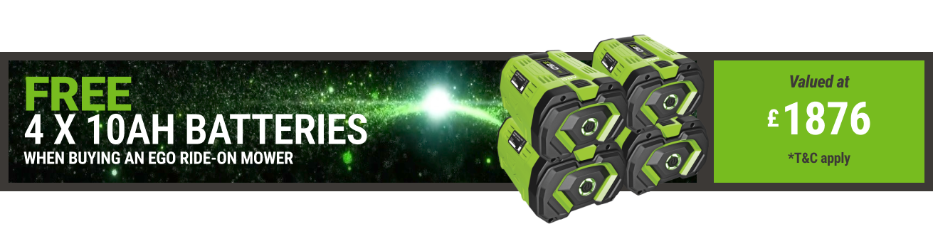 Ego Ride on Mower - FREE Battery Offer Ego Ride on Mower - FREE Battery Offer