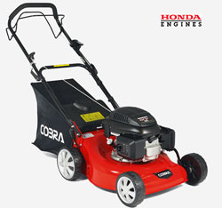 Cobra M46SPH Petrol Lawnmower Honda Powered Self Propelled