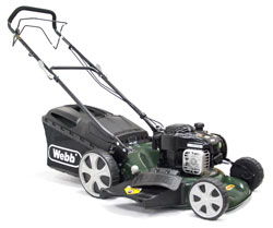 Webb R18HW Petrol Lawnmower Self Propelled 4 in 1